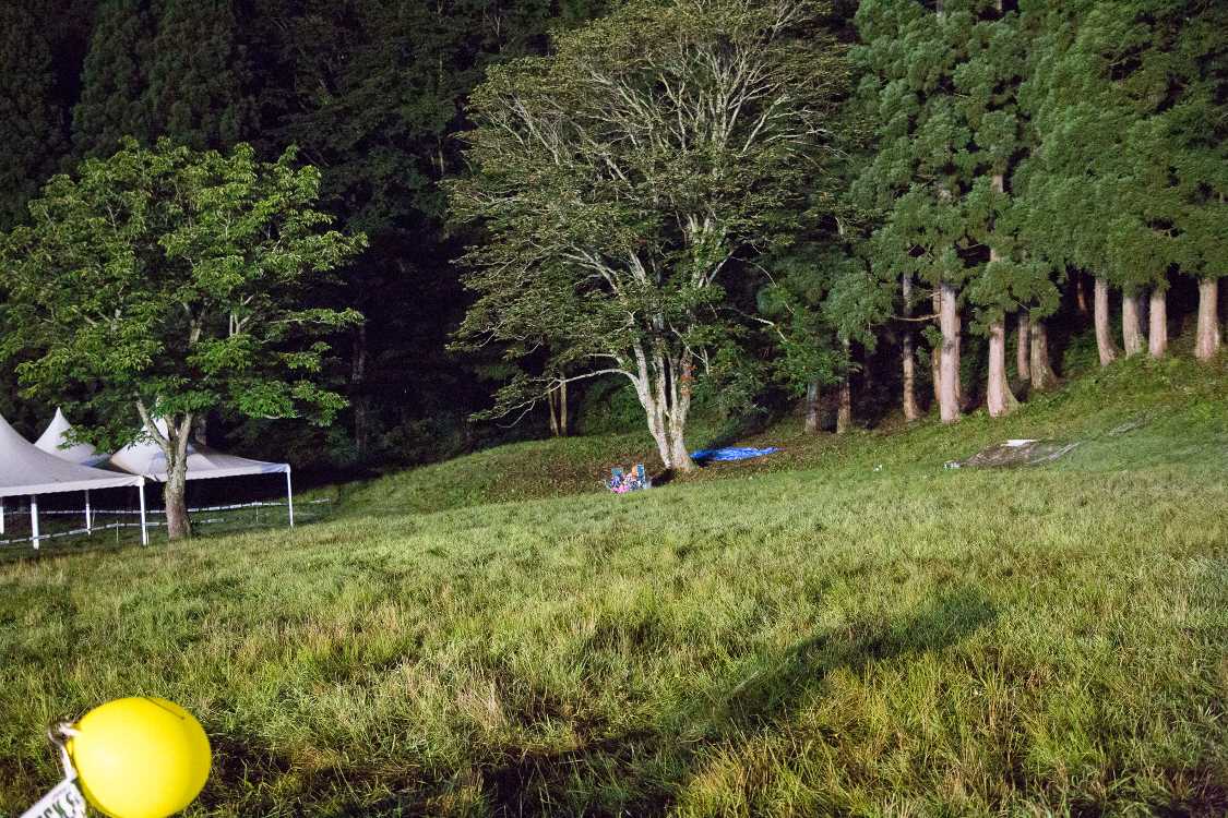 後方には残っていました。