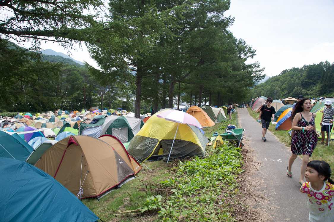 Bサイトの中央付近。