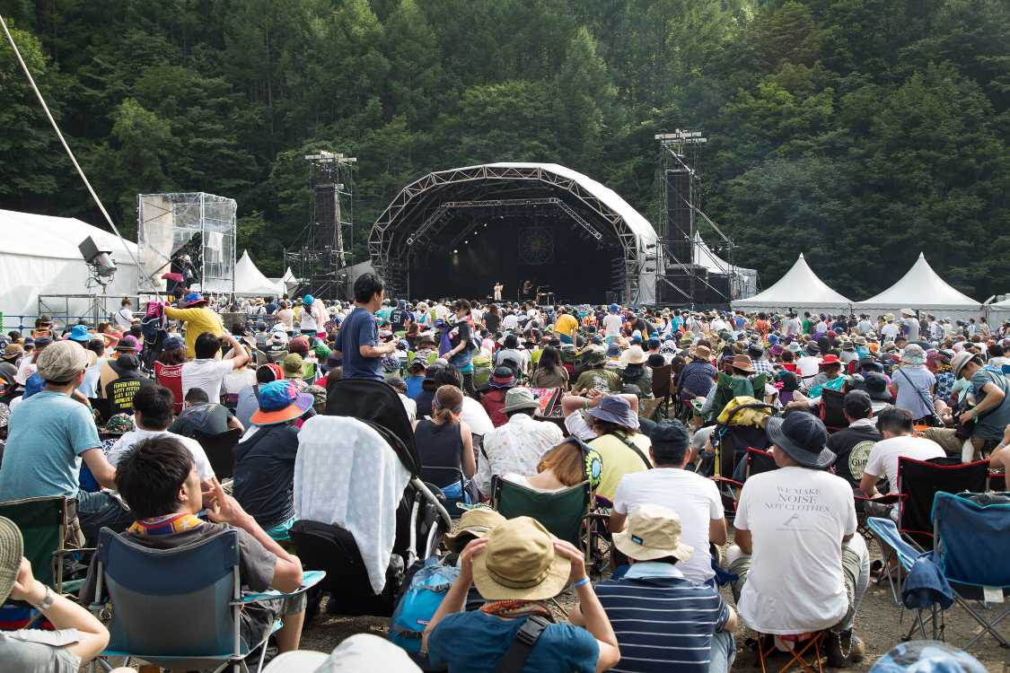 フィールドオブヘブンの最後方から。