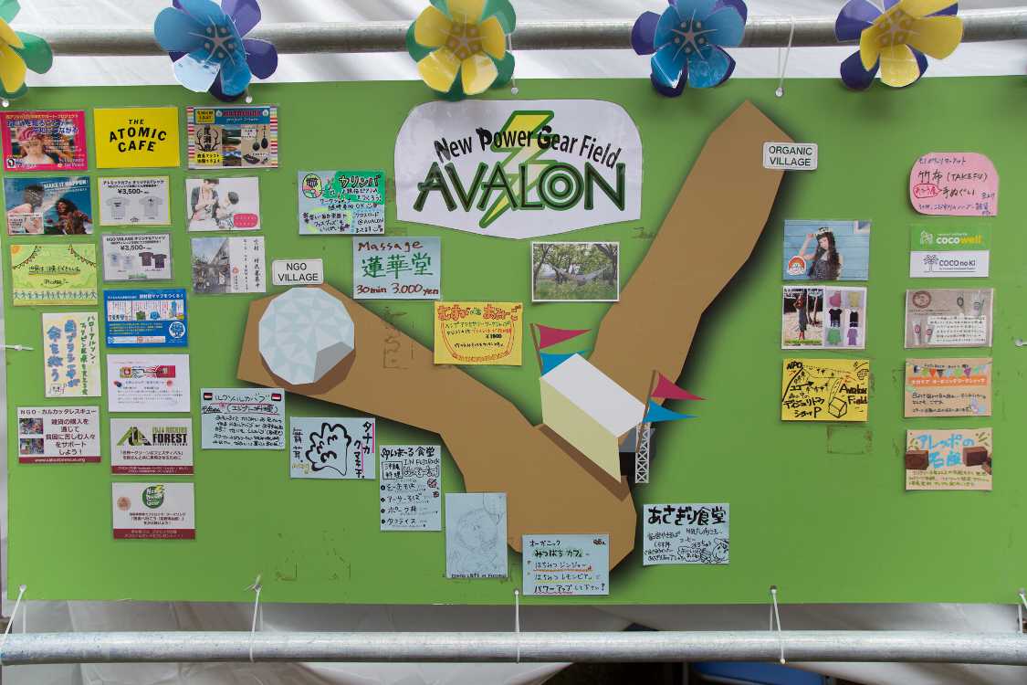 アバロンフィールドの一覧表。