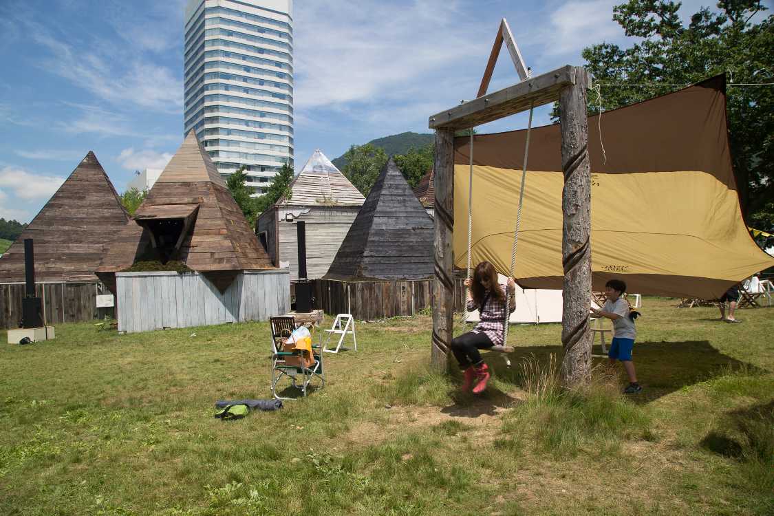 ブランコは常設か。