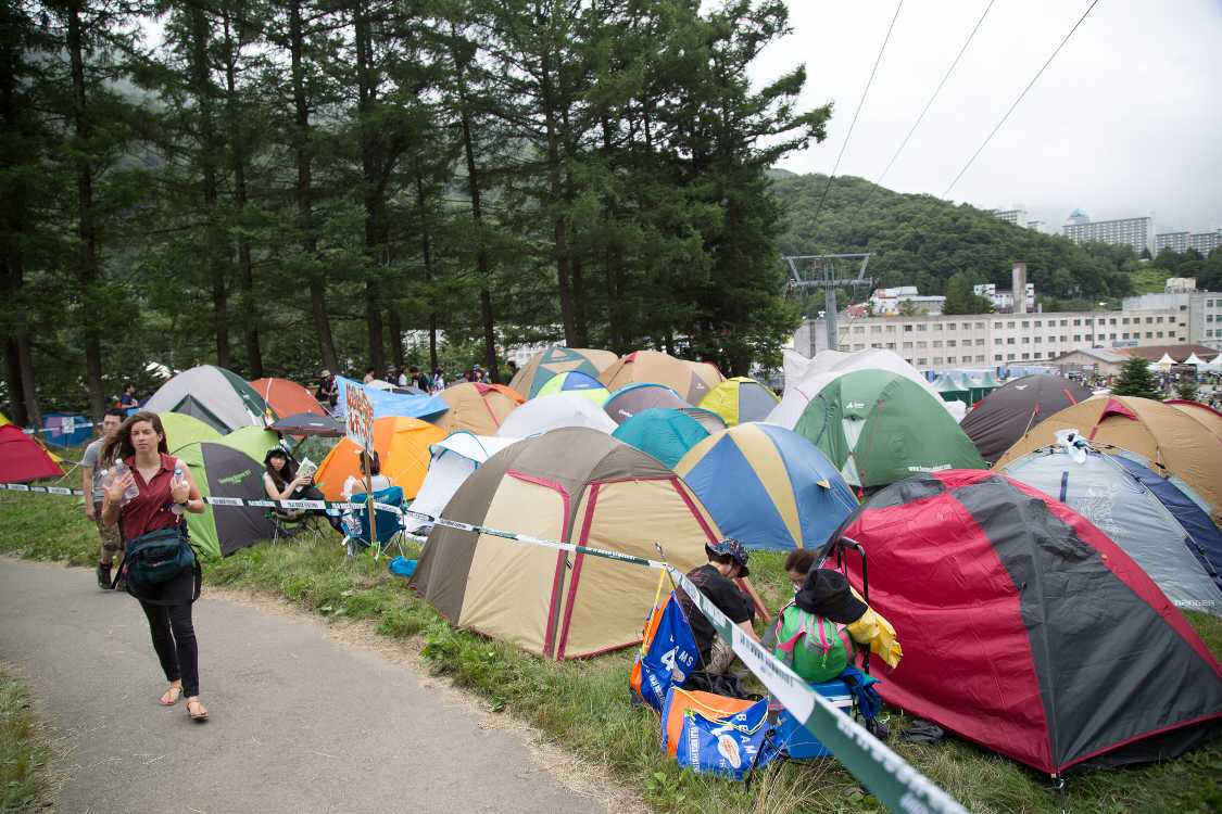 レディースサイトの北の端。