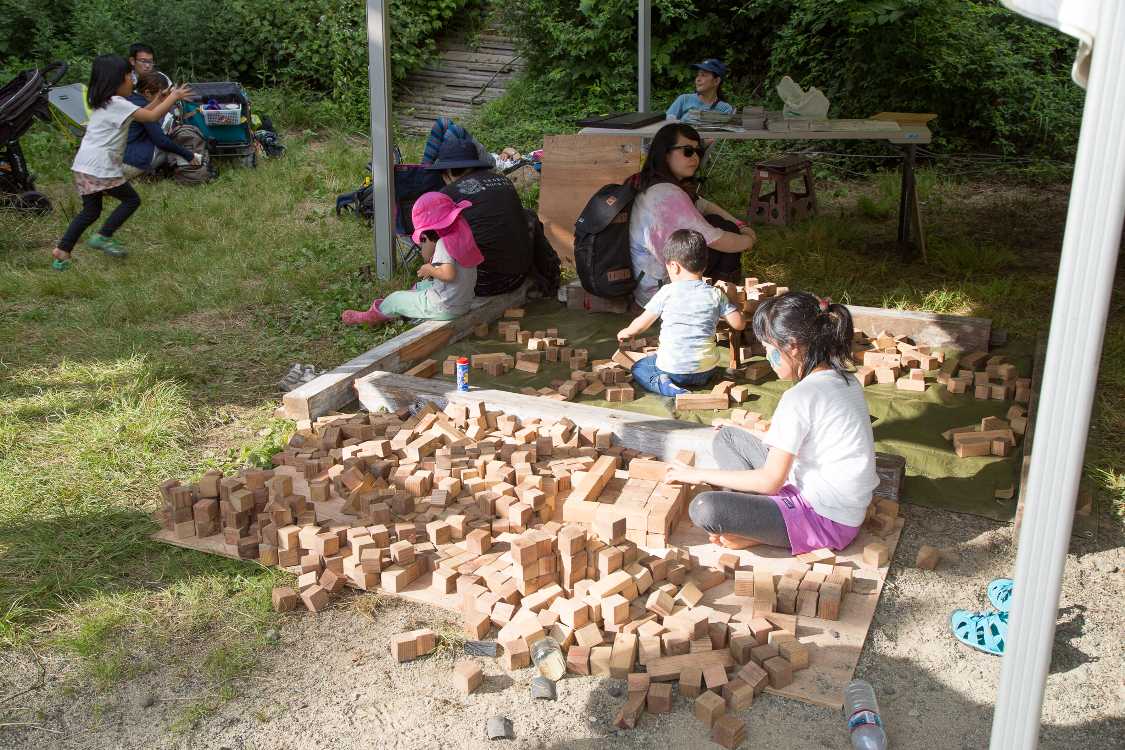 積み木は毎年一番奥にあります。