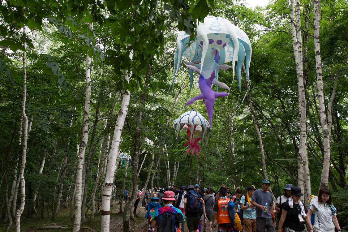 ホワイトステージ側から。