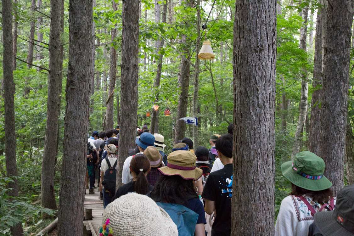 行列で20分から30分ほど停滞しました。