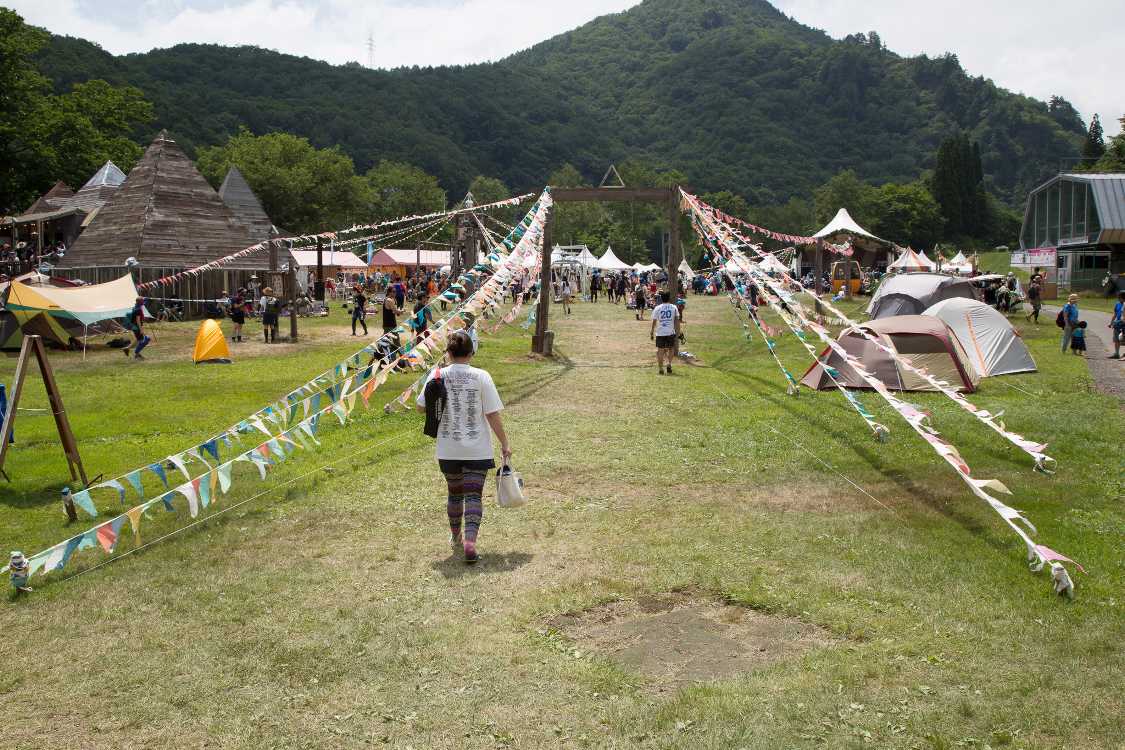 ピラミッドガーデンの入り口。