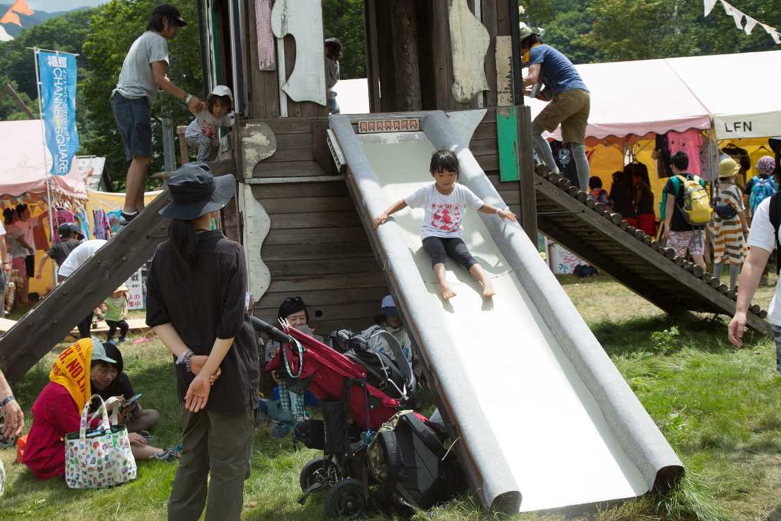 滑り台も常設です。