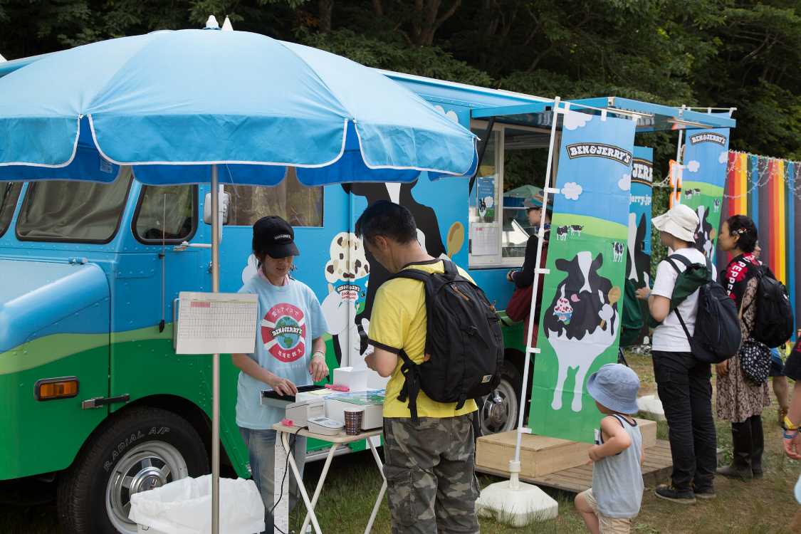 アイスクリームのベン&ジェリーズ。