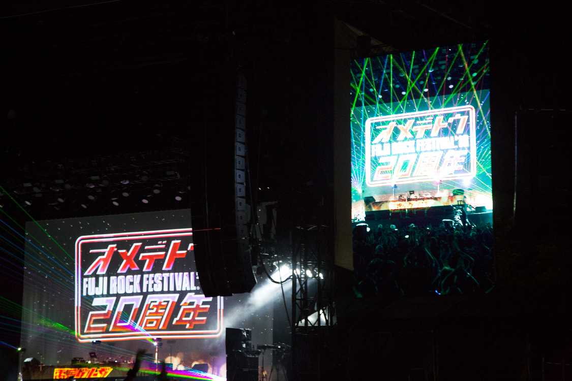 フジロックは20周年ではなく20回目ですが、フジロック用の映像を作っていました。