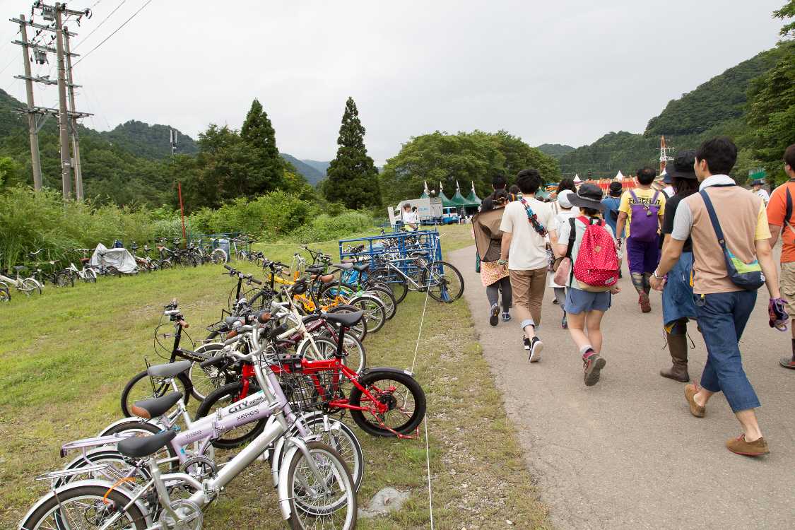 入場ゲート前。