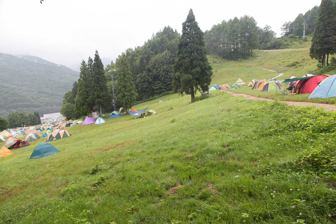 Gサイトの山側にあるHサイトへ。