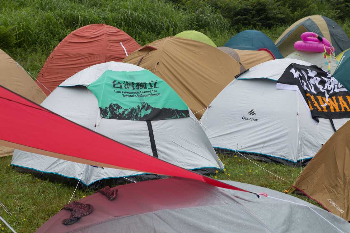 毎年来ている台湾の人。