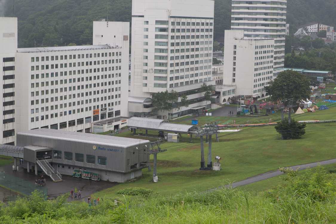 プリンスホテルがよく見えます。