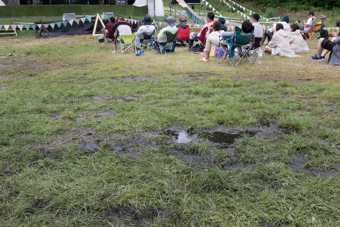 一部は水はけがよくありません。