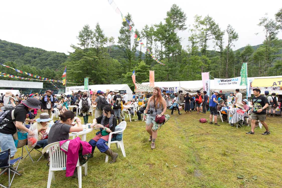 NGOビレッジの風景。