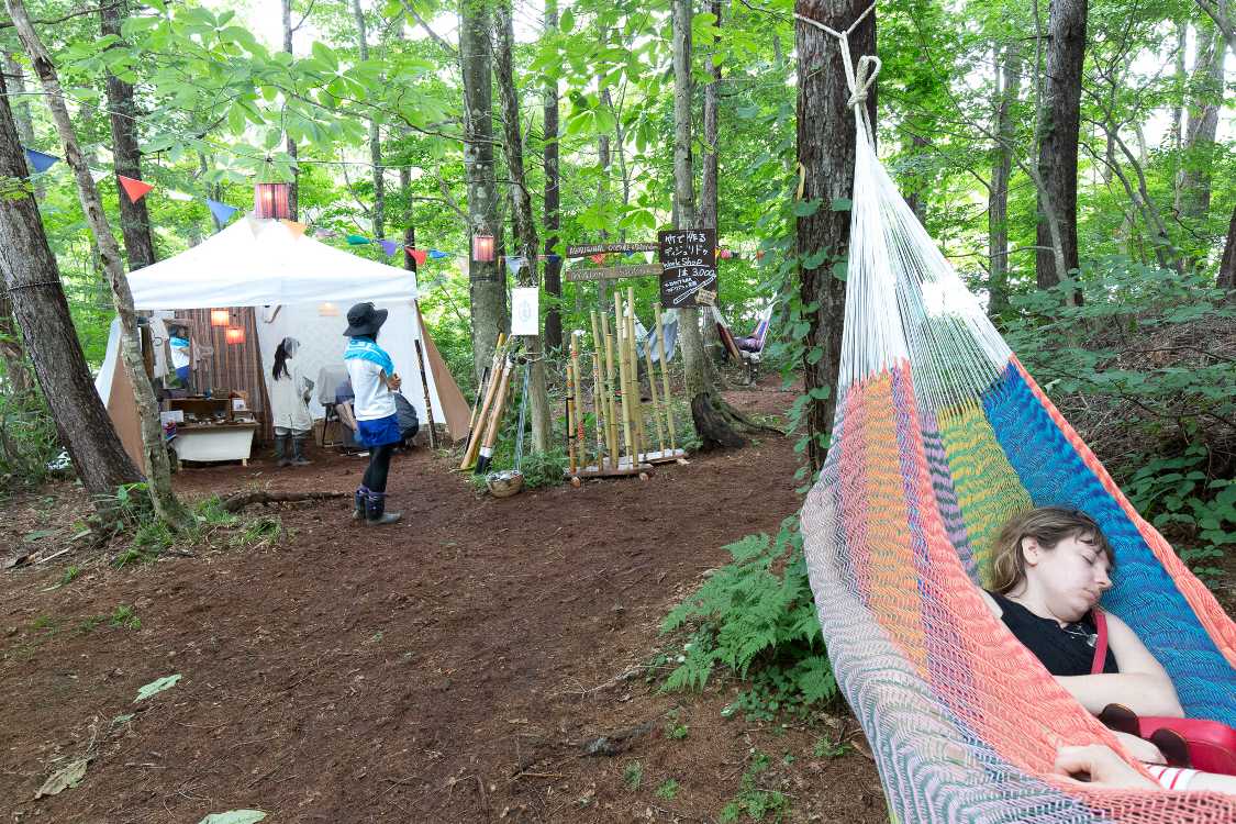 外国人が利用していました。