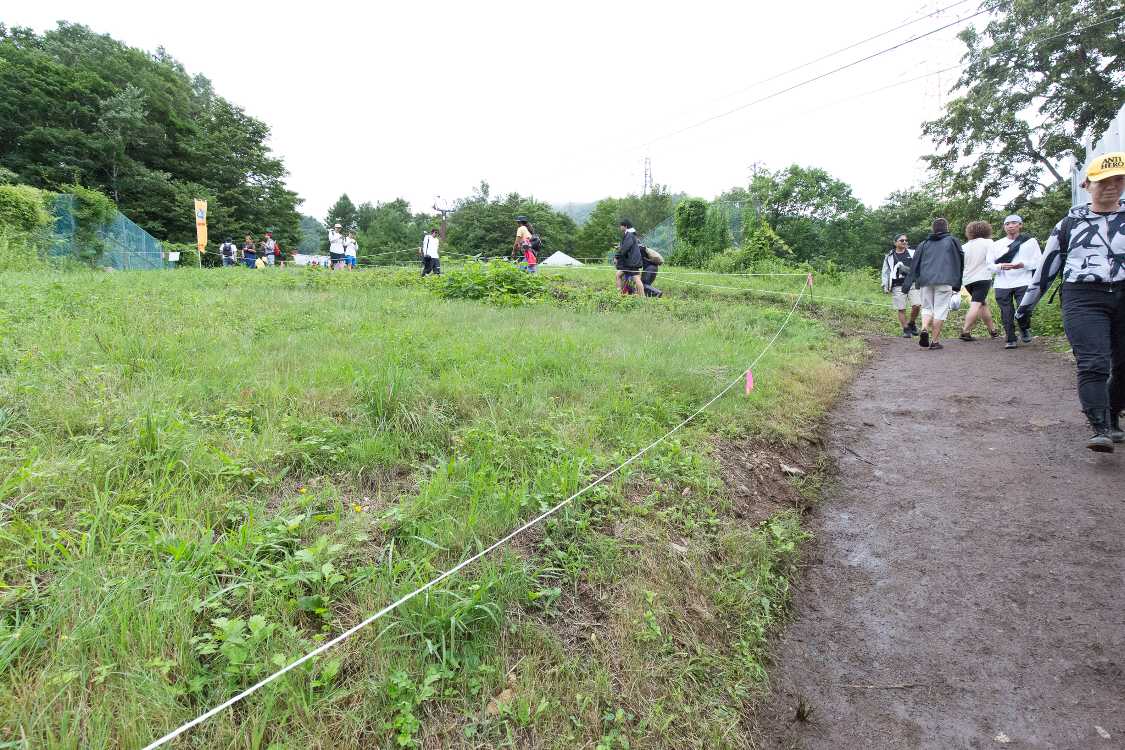 レッドゲート、ドラゴンドラ方面への登り坂。