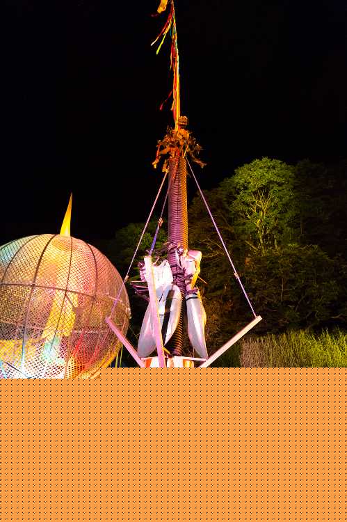 バッタ、あるいはヤゴと思しきオブジェ。