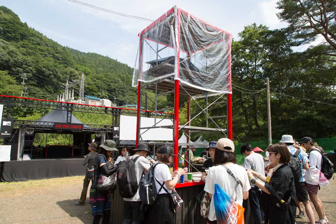 岩盤スクエア。昨年から赤と黒に統一してすっきりしました。