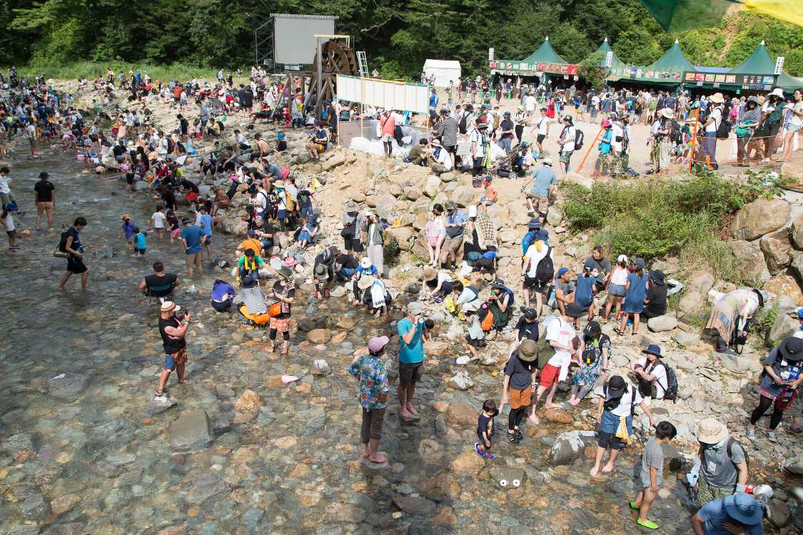 ところ天国の浅貝川。