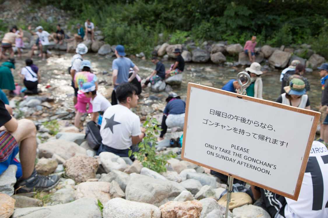 ゴンチャンとは何かが分からない説明ですが、土曜日にはほとんどありませんでした。