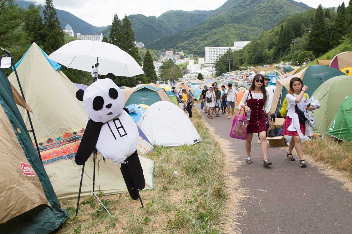 毎年あるパンダ。場所も毎年だいたい同じです。