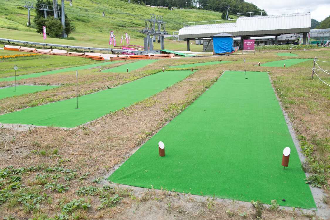 パターゴルフのコースか。