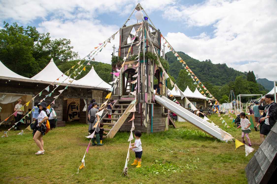 ピラミッドガーデンの風景その1。