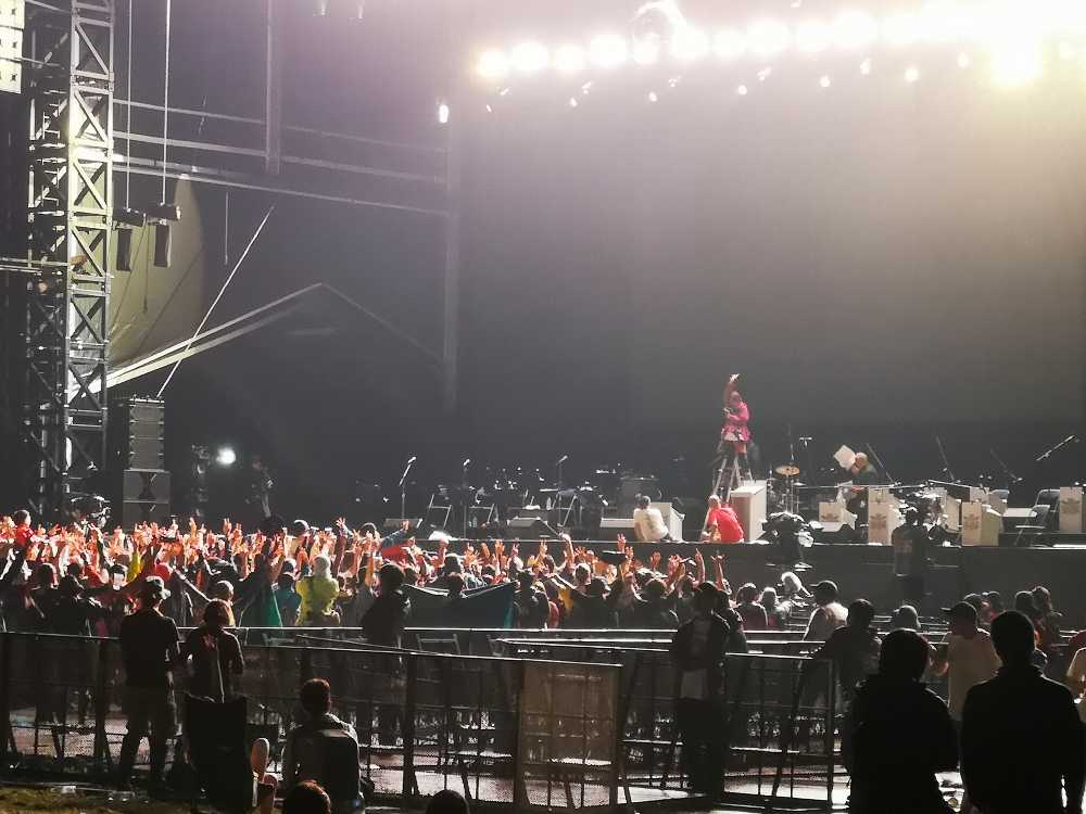 フジロック終了後の写真撮影。