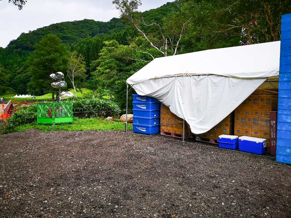 2019年にハイネケンがあった場所はポカリスエットの倉庫になっていました。