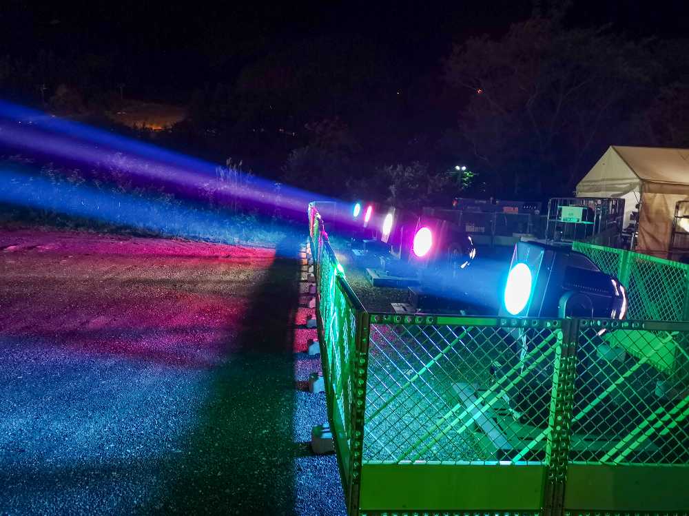 イエロークリフの光線装置。