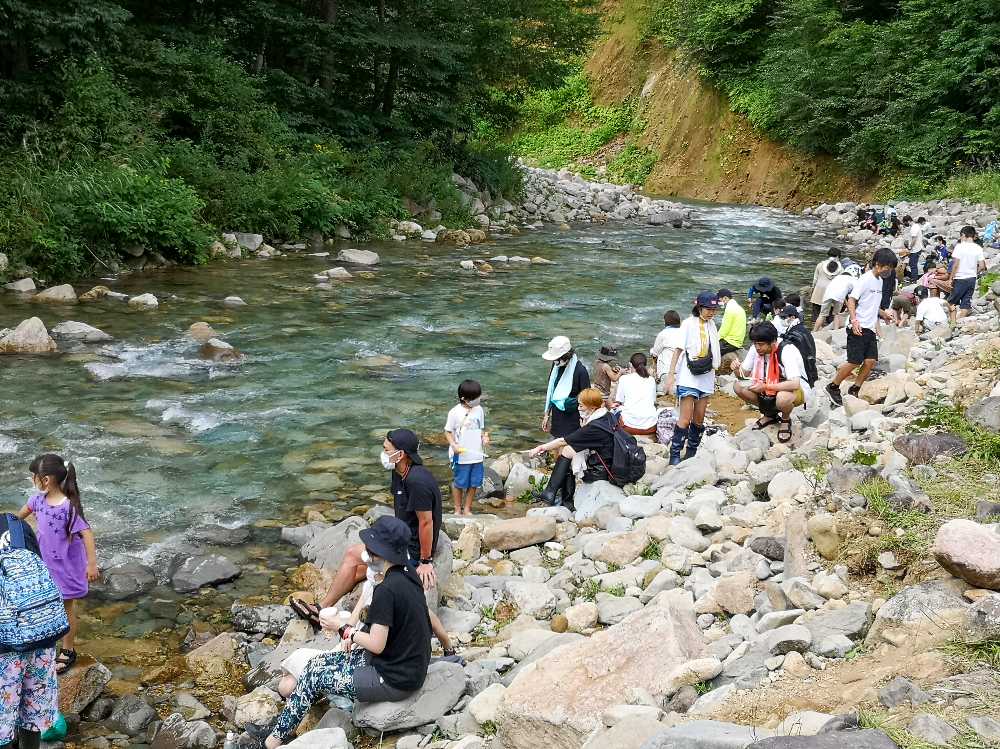 浅貝川河川敷。