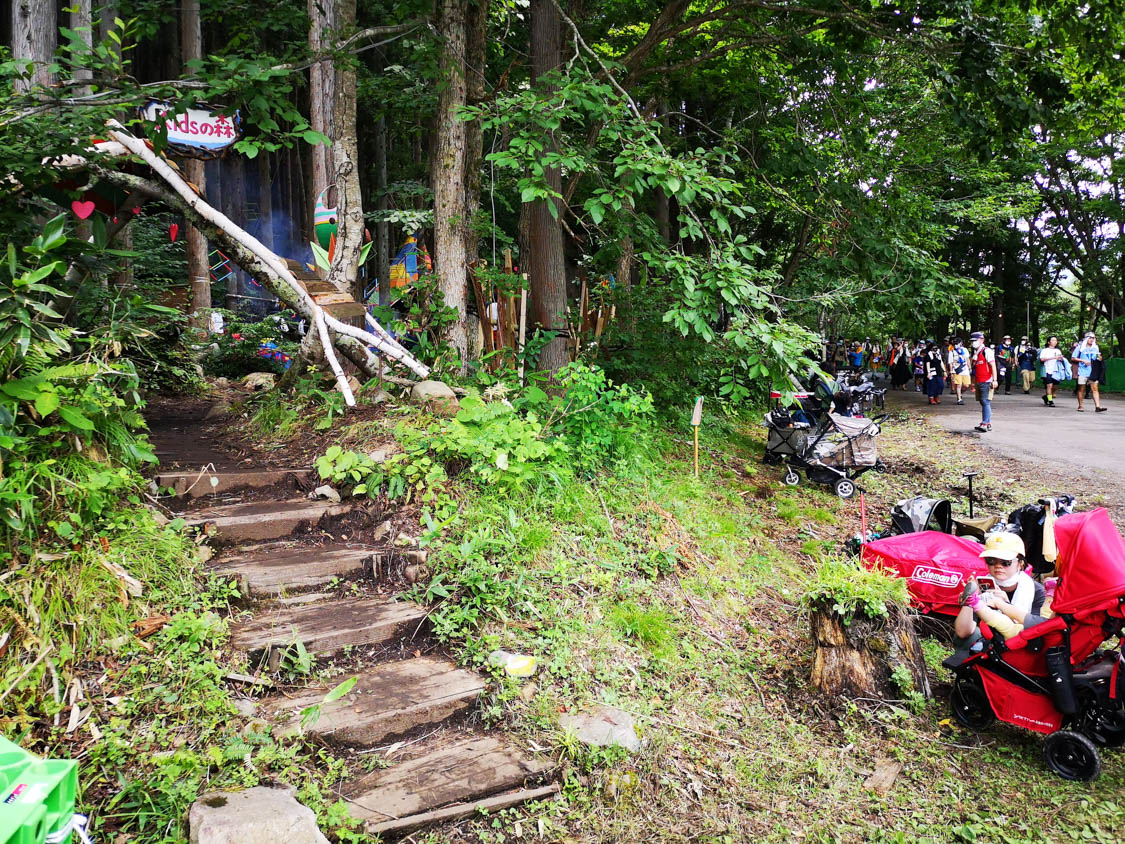 Kidsの森。南側の出入り口。