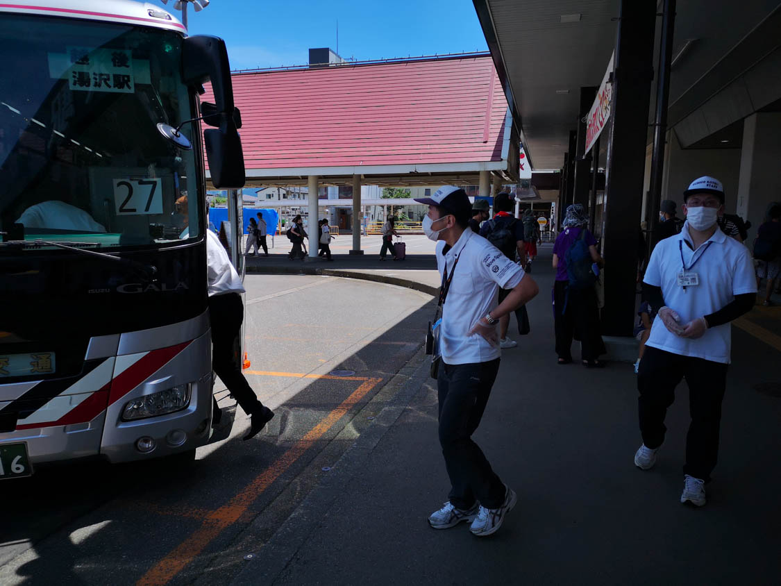 越後湯沢駅到着。