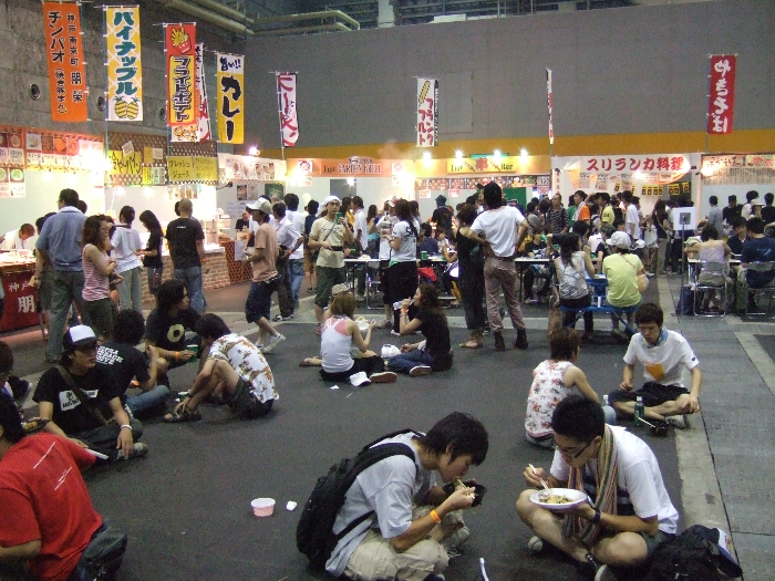 インテックス大阪内。