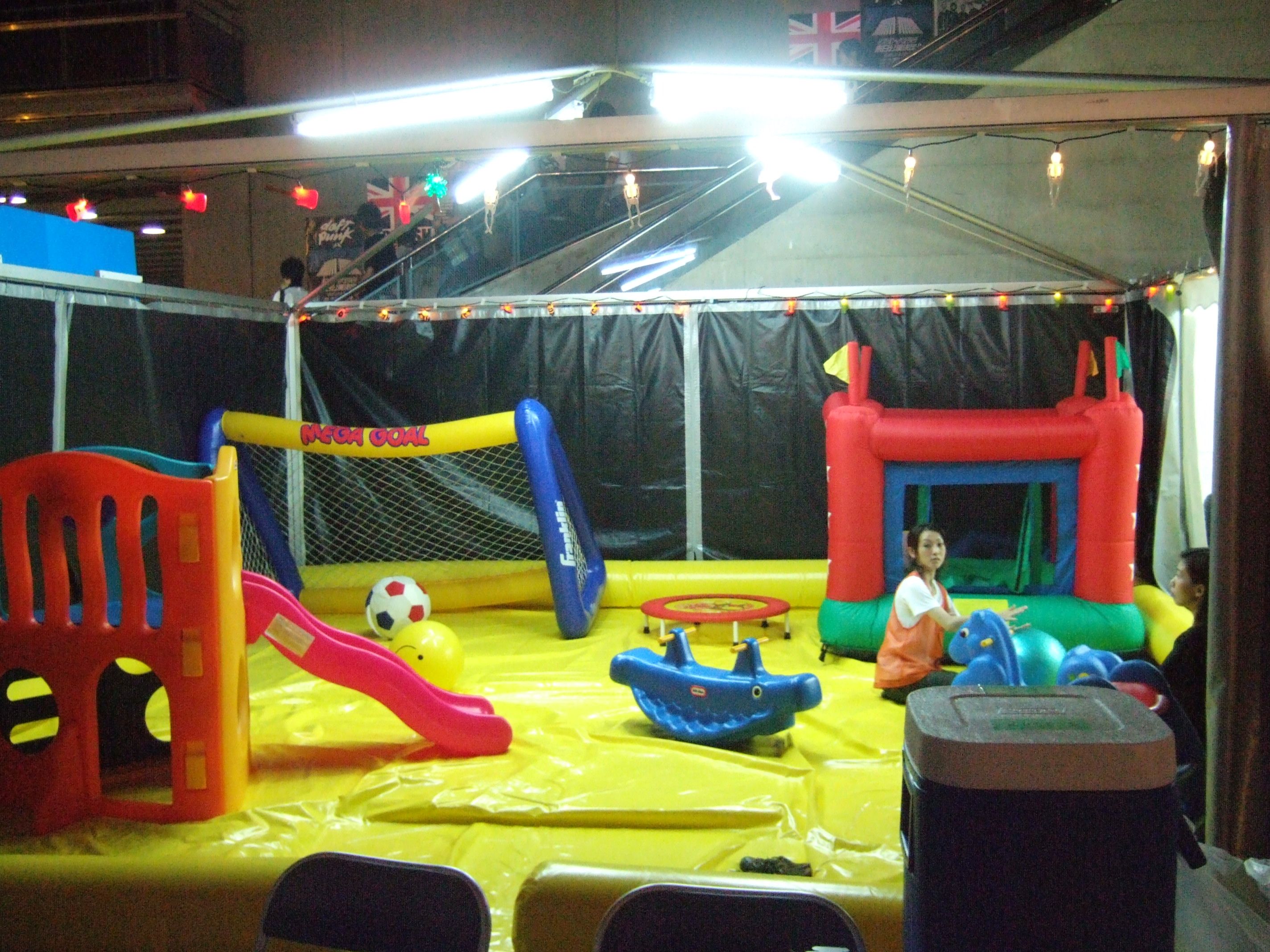 子ども用の遊び場。