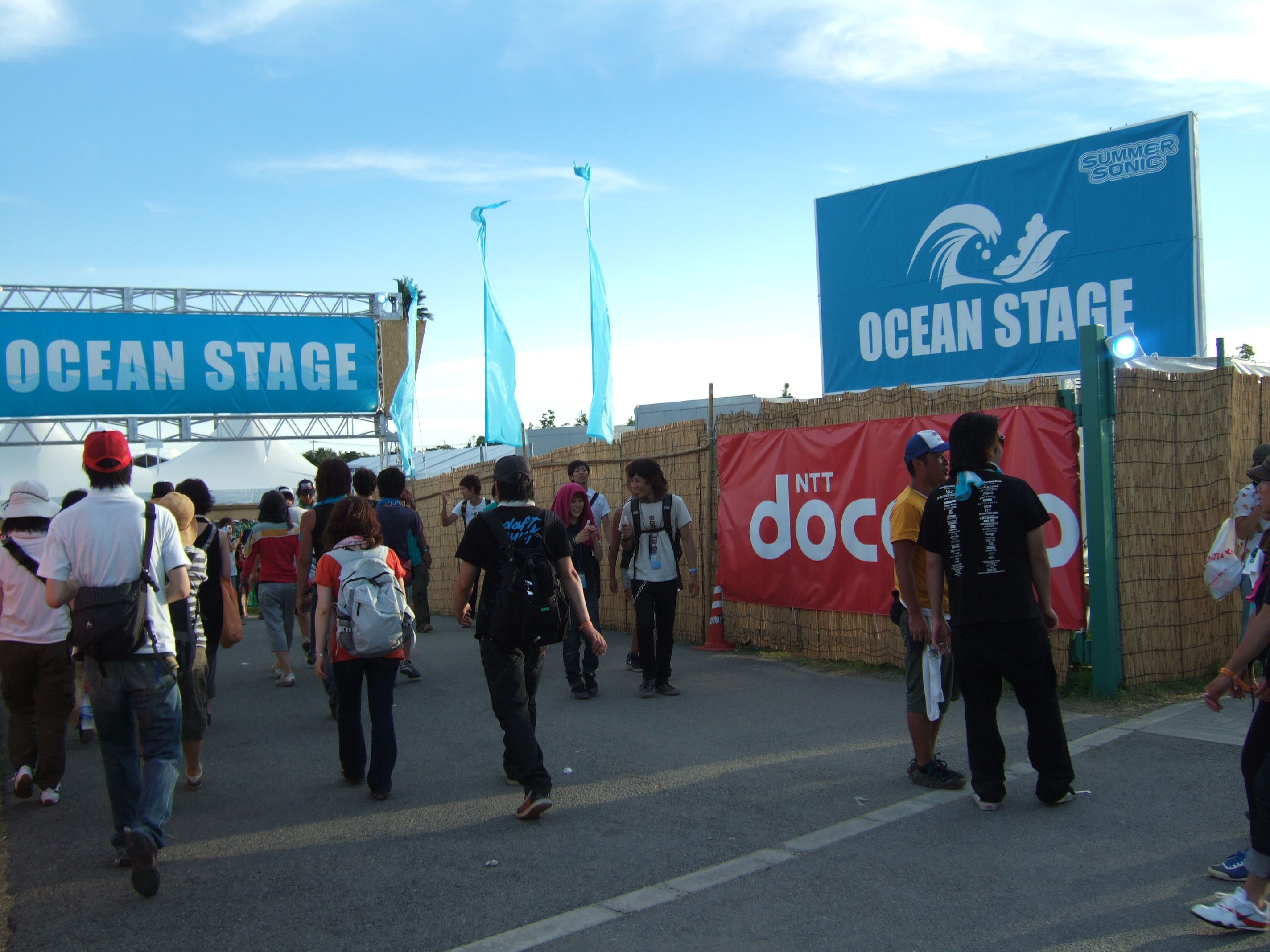 メーンステージであるオーシャンステージ。