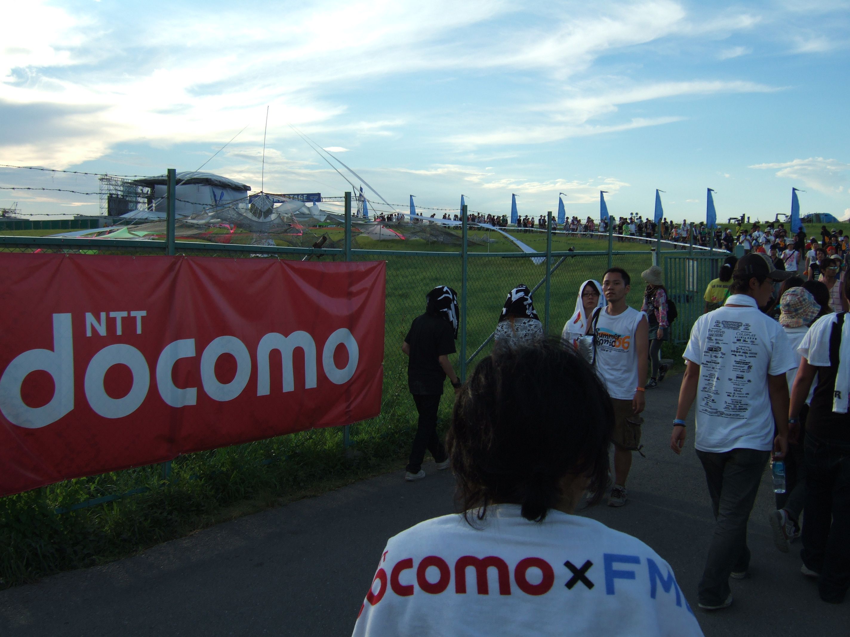 舞洲会場では2番目に大きいスカイステージ。