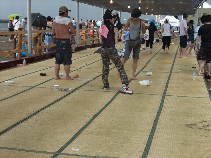 畳つきの休憩所。