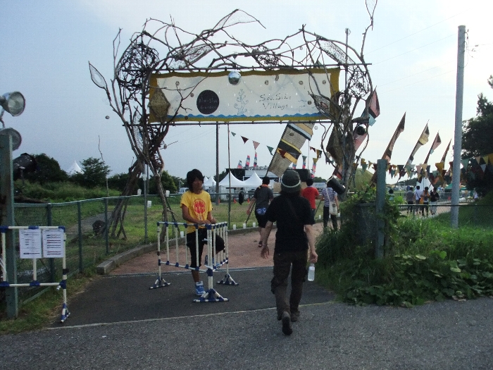 シーサイドビレッジの入り口。