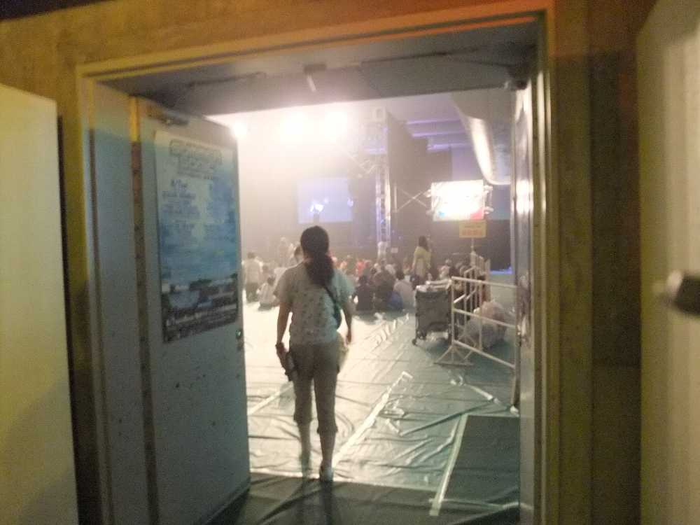 ステージ入り口。