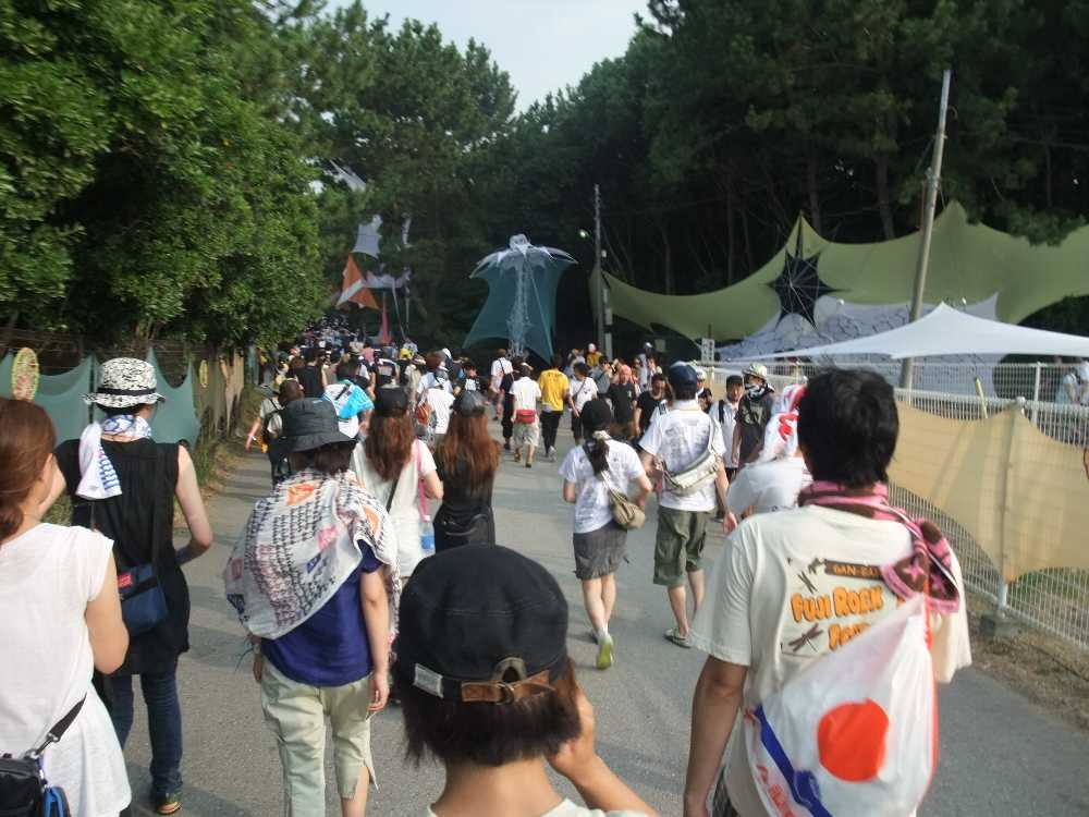 通路に入りました。