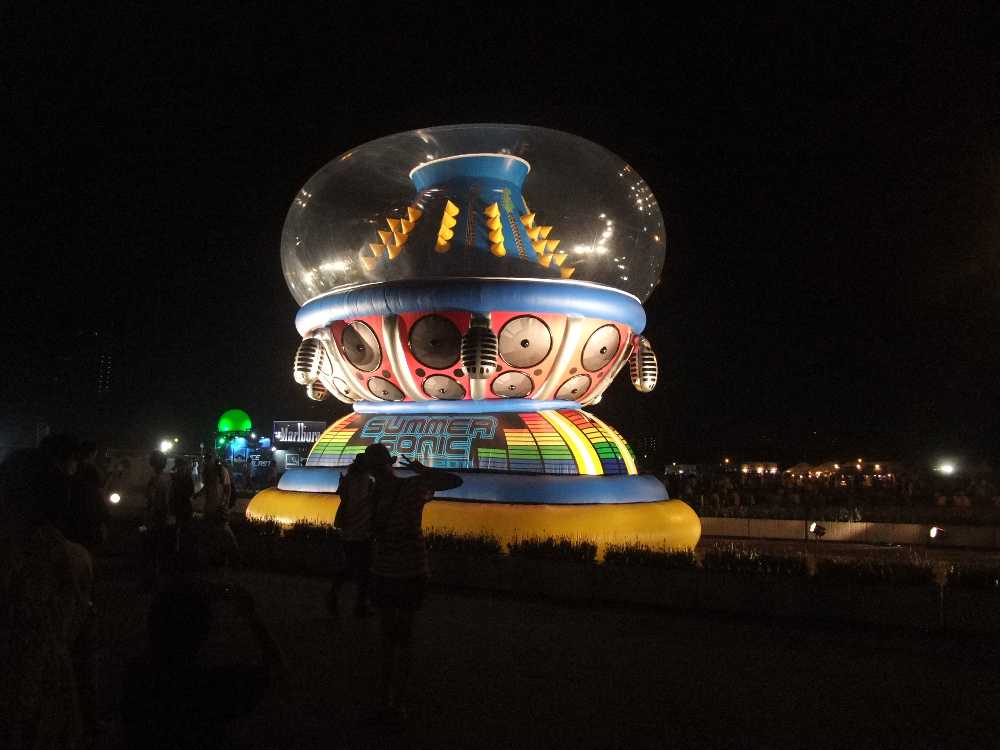 夜のオブジェ。