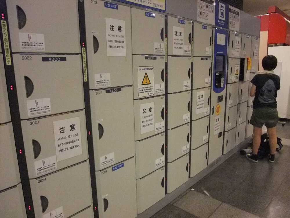 ロッカーその1。有料です。