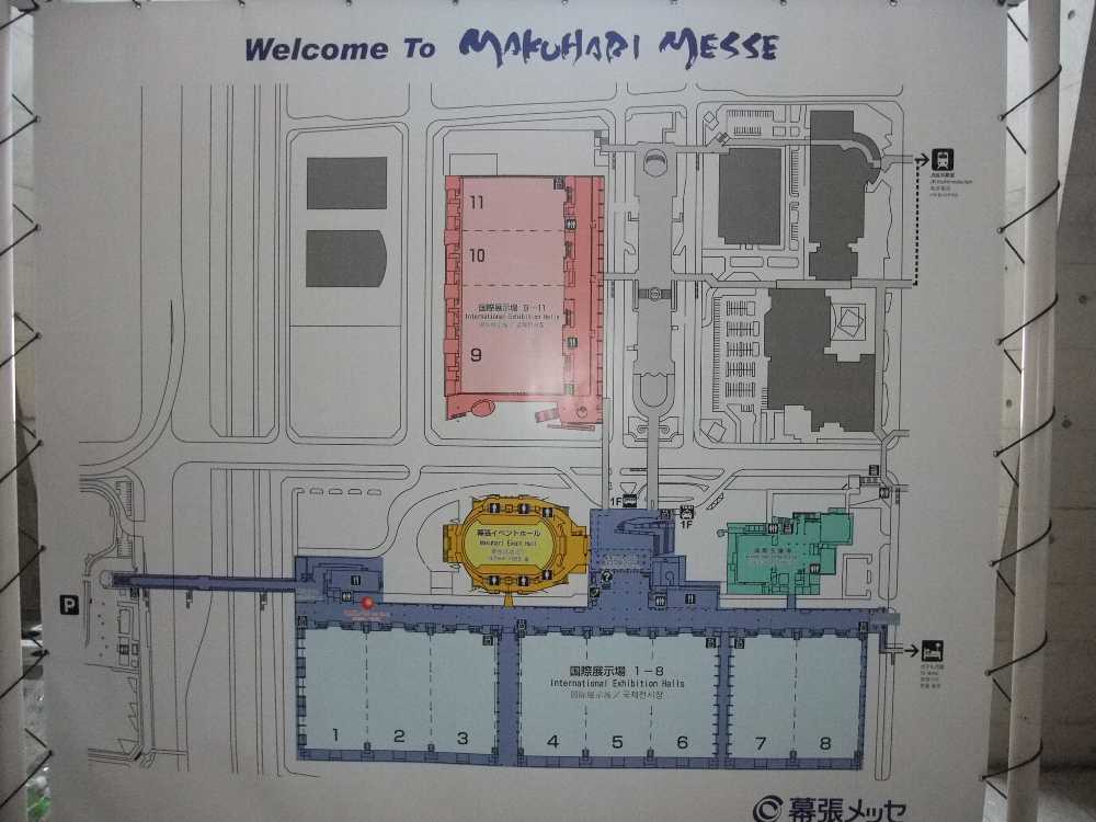会場に使われているのは青い部分。