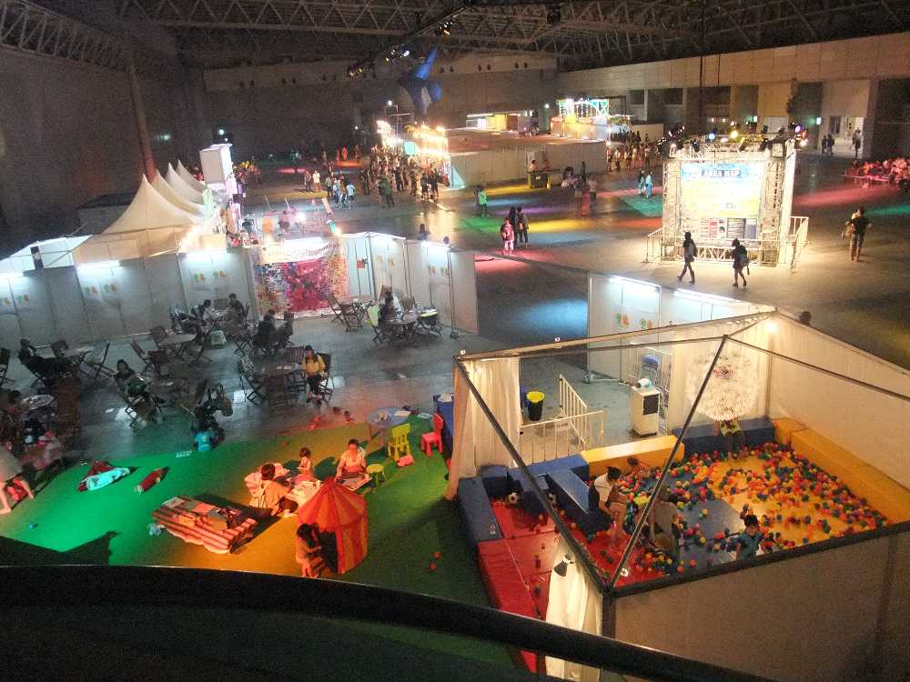 上から全景が見える。