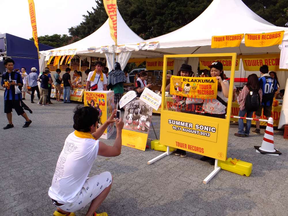 記念撮影してくれるところ。