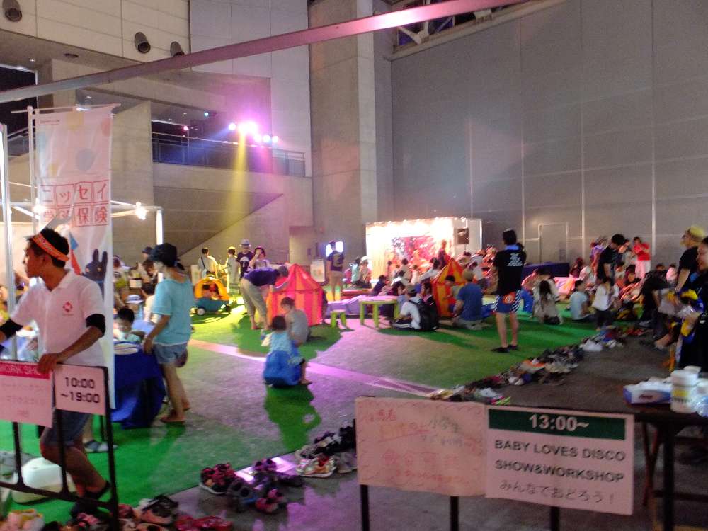 キッズエリアの中。