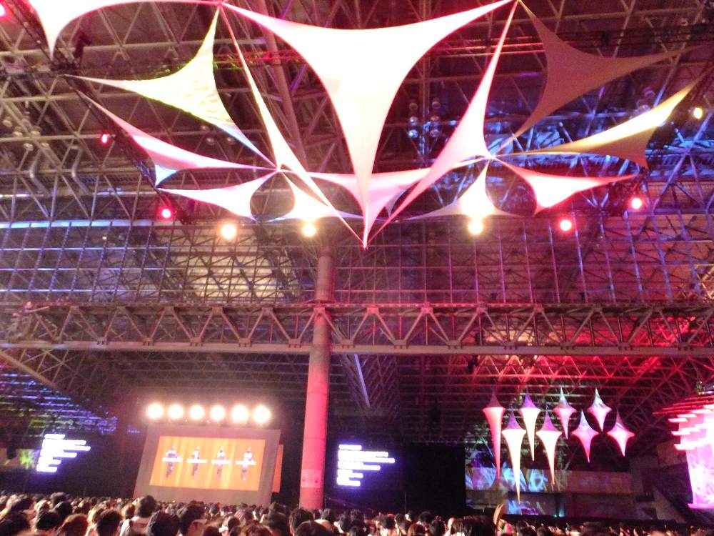 クラフトワークの開演直前。