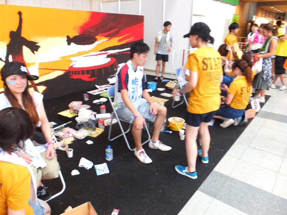 ボディペインティングをしてくれるところ。